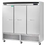 Kool-It KВЅF-3 81-inch 3 Solid Doors Upright Bottom Mount Freezer