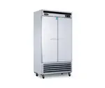 Kool-It KВЅR-2, 54-inch 2 Solid Doors Upright Bottom Mount Refrigerator