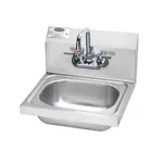 Krowne HS-2L, 17x15-Inch Wall-Mounted Hand Sink with Faucet