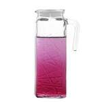 LAV LIN120, 40.6 Oz Line Glass Pitcher With Lid, 6/CS