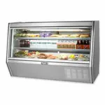 Leader ERHD72ES, 72-Inch Refrigerated Slanted Glass High Deli Case with 2 Shelves