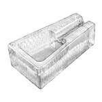 Libbey 1783682, 7.25-inch Glass Cigar Ashtray, 6/CS