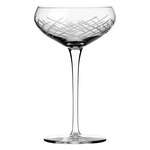 Libbey 9134/69477, 9 Oz Renewal Crosshatch Coupe Glass, DZ