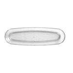 Libbey 92395, 13-inch Infinium Wake Plastic Snack Tray, 6/CS