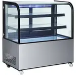 Marchia Display Company Marchia MB48 48-inch Floor Model Curved Glass Refrigerated Display Case