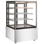 Marchia Display Company Marchia MH36-ST, 36-Inch High Straight Glass Heated Display Warming Case, Stainless Steel