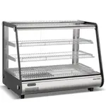 Marchia Display Company Marchia MHC161, 34-Inch Heated Stainless Steel Countertop Display Case with Front Slanted Glass