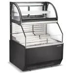Marchia Display Company Marchia MSTAR36, 36-Inch Black Dual Service Open Air Display Case Merchandiser