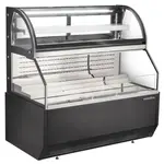 Marchia Display Company Marchia MSTAR60, 60-Inch Black Dual Service Open Air Display Case Merchandiser