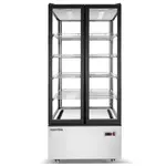 Marchia Display Company Marchia MVSR100, Countertop Refrigerated Curved Glass Cake Display Case