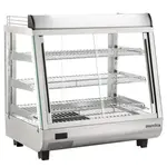 Marchia Display Company Marchia SHCC96, 27-Inch Stainless Steel Heated Countertop Display Front, Rear Doors