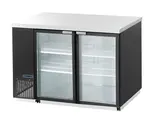 Maxximum MCBB70-2BG, 23-Cu.Ft. 2 Section Glass Back Bar Cooler