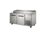 Maxximum Maxx Cold MCPP67, 68.5x37.5x42-Inch Refrigerated Pizza Preparation Table, 20.2 Cu. Ft, 747 Watt, Self-Contained, ETL, ETL Sanitation