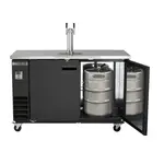 Maxx Cold MXBD48-1BHC Two Keg Beer Tower / Dispenser