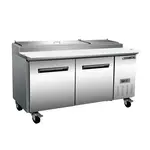 Maxximum Maxx Cold MXCPP70HC Double Door Pizza Prep Table