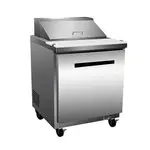 Maxximum Maxx Cold MXCR-29S, X-series 29x30x43-Inch Refrigerated Sandwich/Salad Unit, 7 Cu. Ft, 575 Watt, Self-Contained, UL Listed, UL EPH Classified