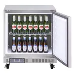 Maxx Cold MXCR27U-FBHC Undercounter Refrigerator, Compact, Single Door