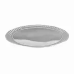 CLOSEOUT - 18-Inch Clear Plastic Scalloped Serving Tray, 25/CS