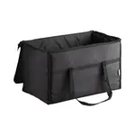 124FCARRBK, 23x13x15-Inch Insulated Food Black Nylon Delivery Bag/Pan Carrier