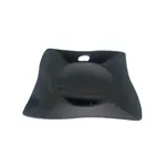 CLOSEOUT - Berry Plastics 711741BK, 8-Inch Black Square Plastic Plate, 160/CS