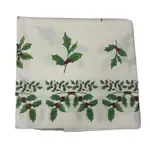 832146, 50x108-Inch Holly Sprig Linen Like Tablecover, 24/CS