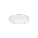 90LFS, 90 mm Flat Straw Slot Clear PET Plastic Lid for 9-16 Oz Cups, 1000/CS