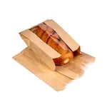 BKW7312, 7x3x12.75-Inch Paper Natural Plain Bag with Window, 1000/CS