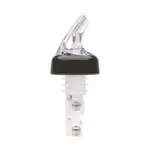 BMP-3100C, 1 Oz "Premium Pour" Measured Pourers, Clear with Black Collar, 12/PK