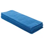 BTM-16B, 16x16-Inch Blue Microfiber Towel, 6/PK