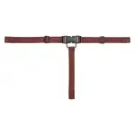 CHH-4, High Chair Straps, Includes: 2 Pc Seat Belts & 1 Pc Center Strap, Garnet