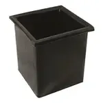 CR-2401, Bar Maid Square Black Polyethylene Bottle Well