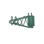 DB-14GN, 14-Inch Green Epoxy Wire Double Wall Bracket