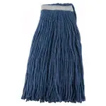 MOP-20C, Economy Cotton-Poly Blend Cut-End Wet Mop Head, Blue
