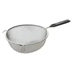 MSTP-8DF, 8-Inch Double Fine Mesh Strainer with Plastic Handle