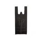 NWLIQB2SHBK, 6.75x4.33x15.75-Inch 2 Bottle Shorty Black Non Woven Reusable Liquor Bag, 1000/CS