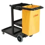 PJC-4538, 45x18.25x38.25-Inch Janitorial Cart with 3 Shelves and Removable Bag