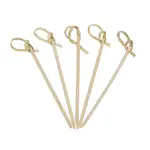 PK-KT3, 3-Inch Bamboo Picks with Knotted Tops, 100/PK