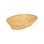 PLBB900, 9.25-Inch Oval Break-Resistant Woven Plastic Basket