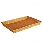 PLBN1813T, 18x13x2-Inch Rectangular Plastic Handwoven Basket