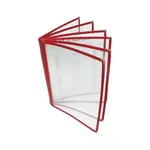 PLMENU-6MA, 8.5x11-Inch Maroon Plastic Flexible Menu Cover
