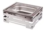 PWB-1-2S, Stainless Steel Base for Half Size Steam Pan