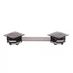 PWB6-3015B, 11.81-Inch Hexagon Buffet Riser, Black Powder Coated Steel