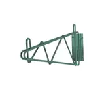SB-14GN, 14-Inch Green Epoxy Wire Single Wall Bracket