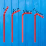 STRAW0775RED, 7.75-Inch Flexible Plastic Red Bar Straw, 500/PR