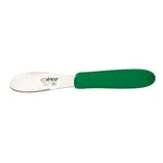 TWP-31G, 3.6x0.25-Inch Stainless Steel Blade Sandwich Spreader with Green Handle