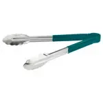 UT-12HP-G, 12-Inch Heavy Duty Utility Tong with Green Plastic Handle