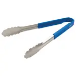 UTSH-12B, 12-Inch Stainless Utility Tongs, Blue