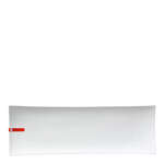 Miya X14012, 17.5" X 6" White Rectangular Plate, 16/CS