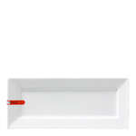 Miya X14018, 11"x4.75" White Rectangular Plate, 30/CS
