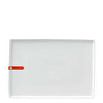 Miya X15010, 10.25"x7" White Rectangular Plate, 24/CS (Discontinued)